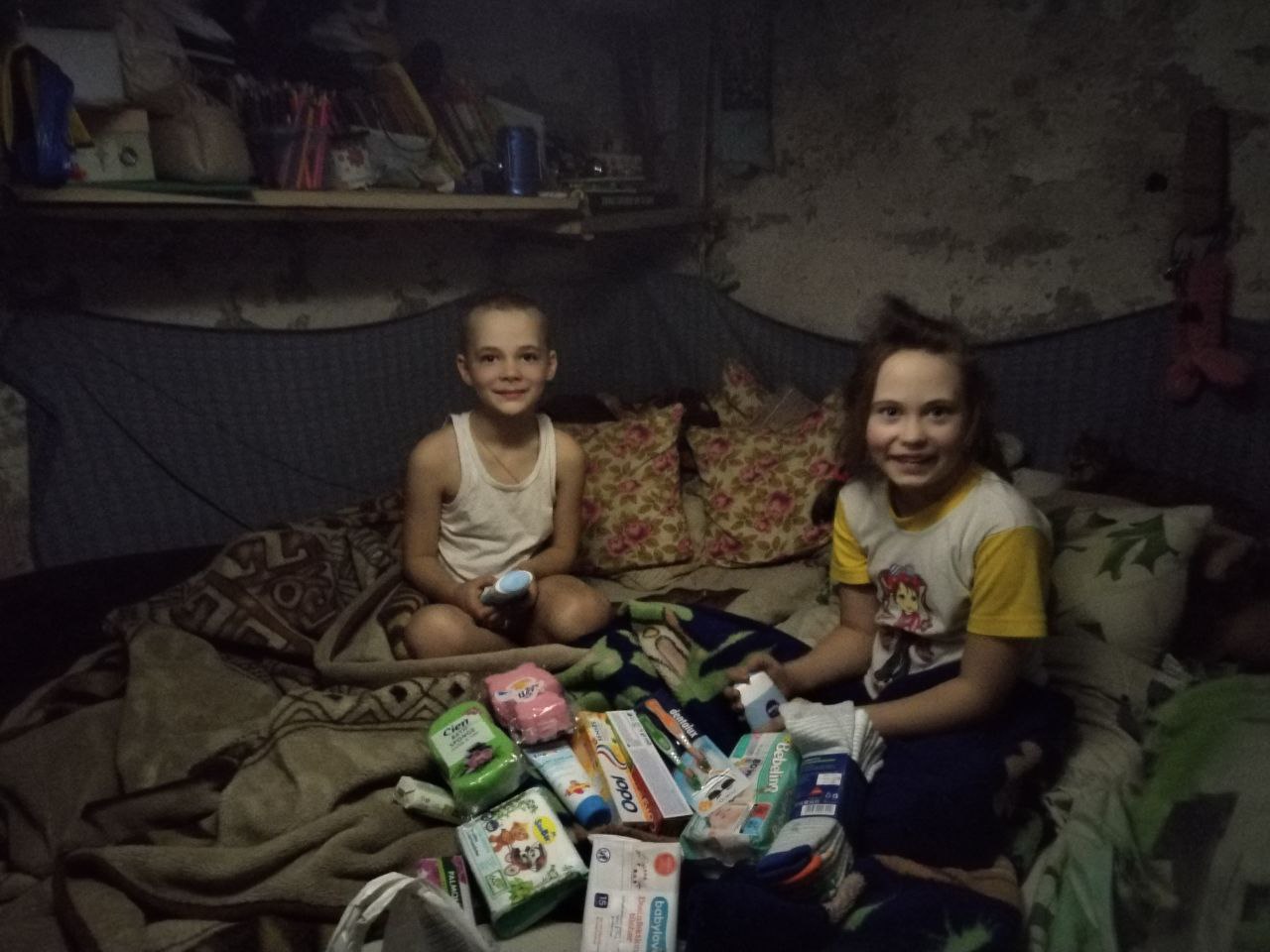 Children in Siversk whom Lilia assisted among many others. As of now, they are evacuated.