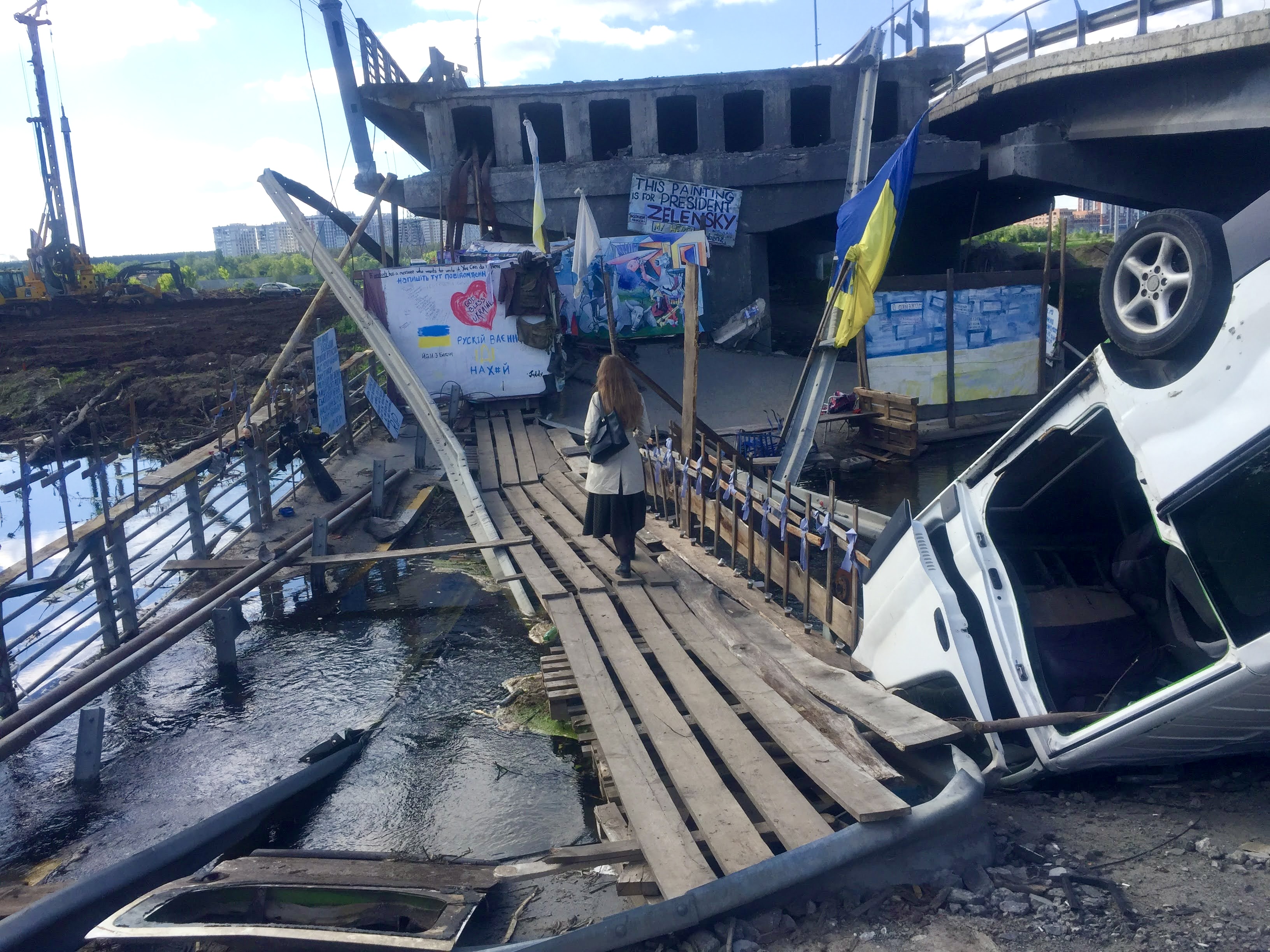 Photo provided by Kateryna Yehorushkina/Kateryna Yehorushkina during one of her volunteer trips