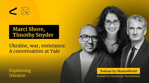Ukraine, war, resistance. A conversation at Yale