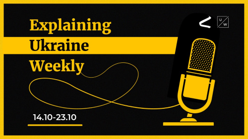 More international support for Ukraine and tense lines on the battlefield, - Weekly, 14-23 Oct