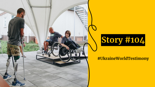 Story #104: Activists from Bucha save injured people's spirit