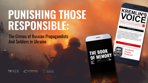 Kremlin’s Voice and The Book of Memory: New Platforms about Russia's War Crimes in Ukraine