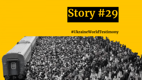 Story #29. The Journey in Evacuation Train from Kyiv