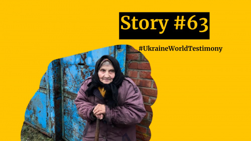 Story #63. A Woman Whose House Was Destroyed by Russian Shelling