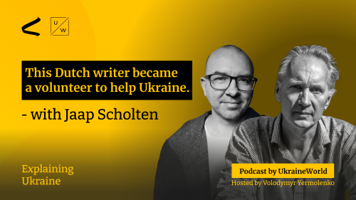 This Dutch writer became a volunteer to help Ukraine - with Jaap Scholten